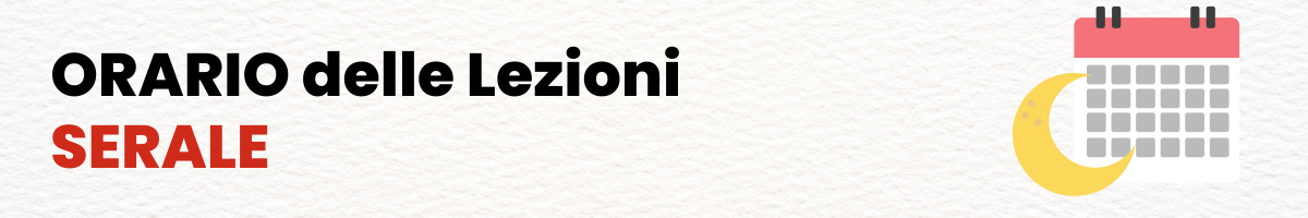 Orario Serale